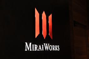 Mirai Works signage and logo